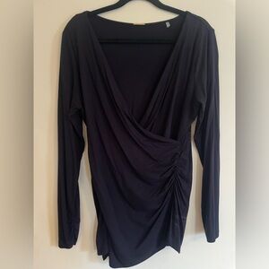 Elie Tahari faux wrap top